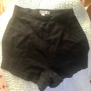 Bebe high waisted black shorts